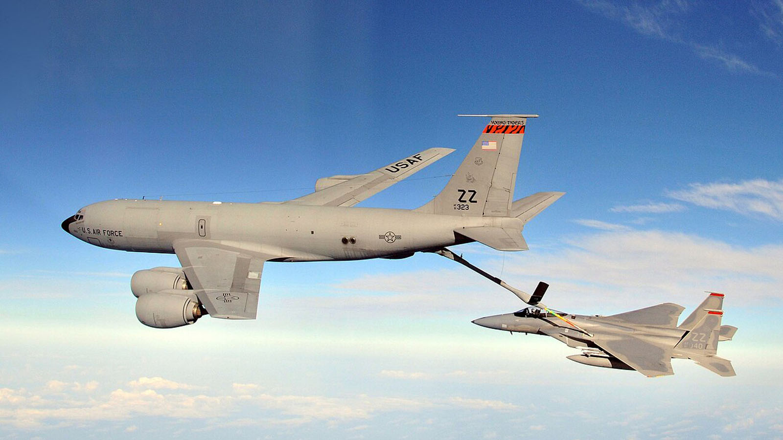 KC-135 Refueling F-15