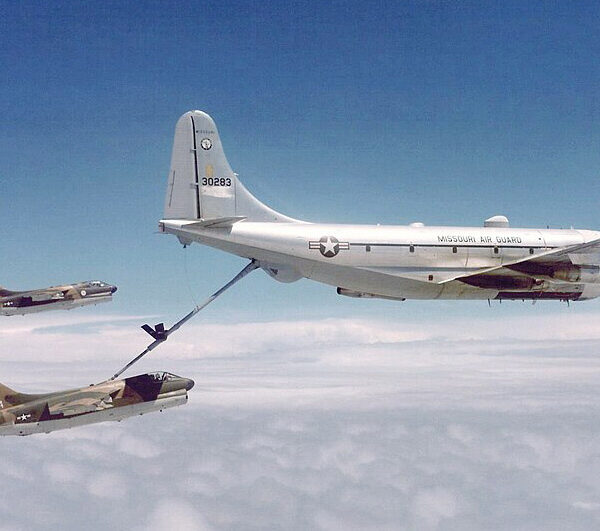 KC-97 Refueling A-7s