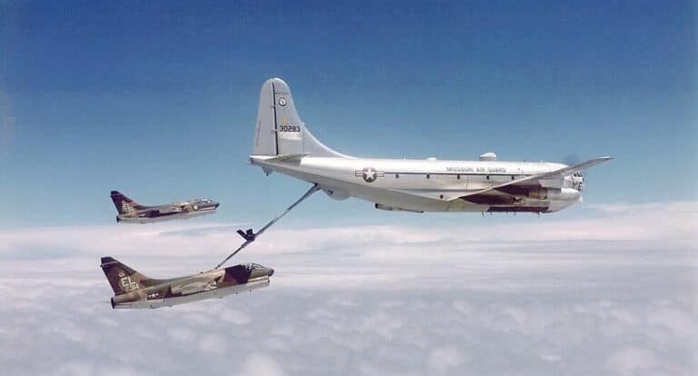 KC-97 Stratofreighter 2 KC-97 Refueling A-7s