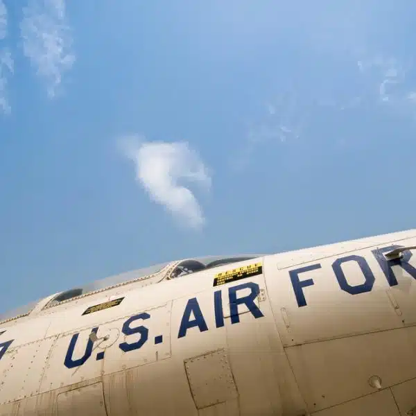 a close up of a plane