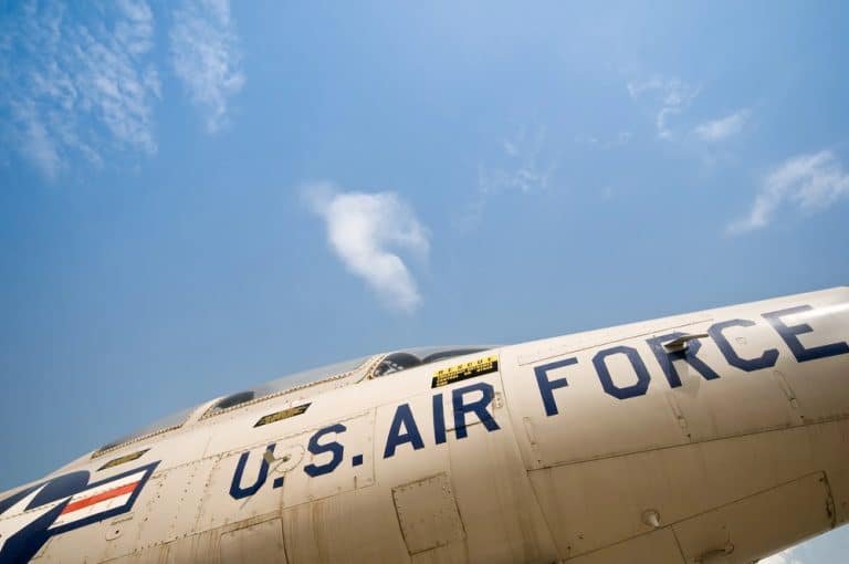 Astounding Aircraft and Their Roles in the USAF 7 a close up of a plane