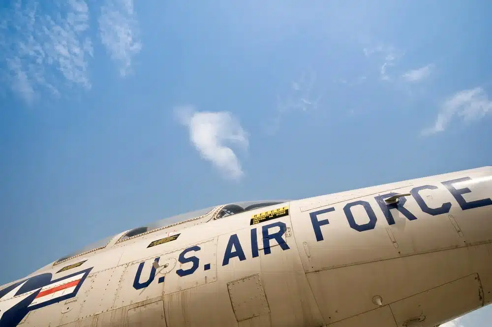a close up of a plane