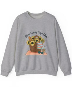 Slow Sunny Days Club Sweatshirt | summer aesthetic, pastel coastal vibes 52 11999795804872808468 2048