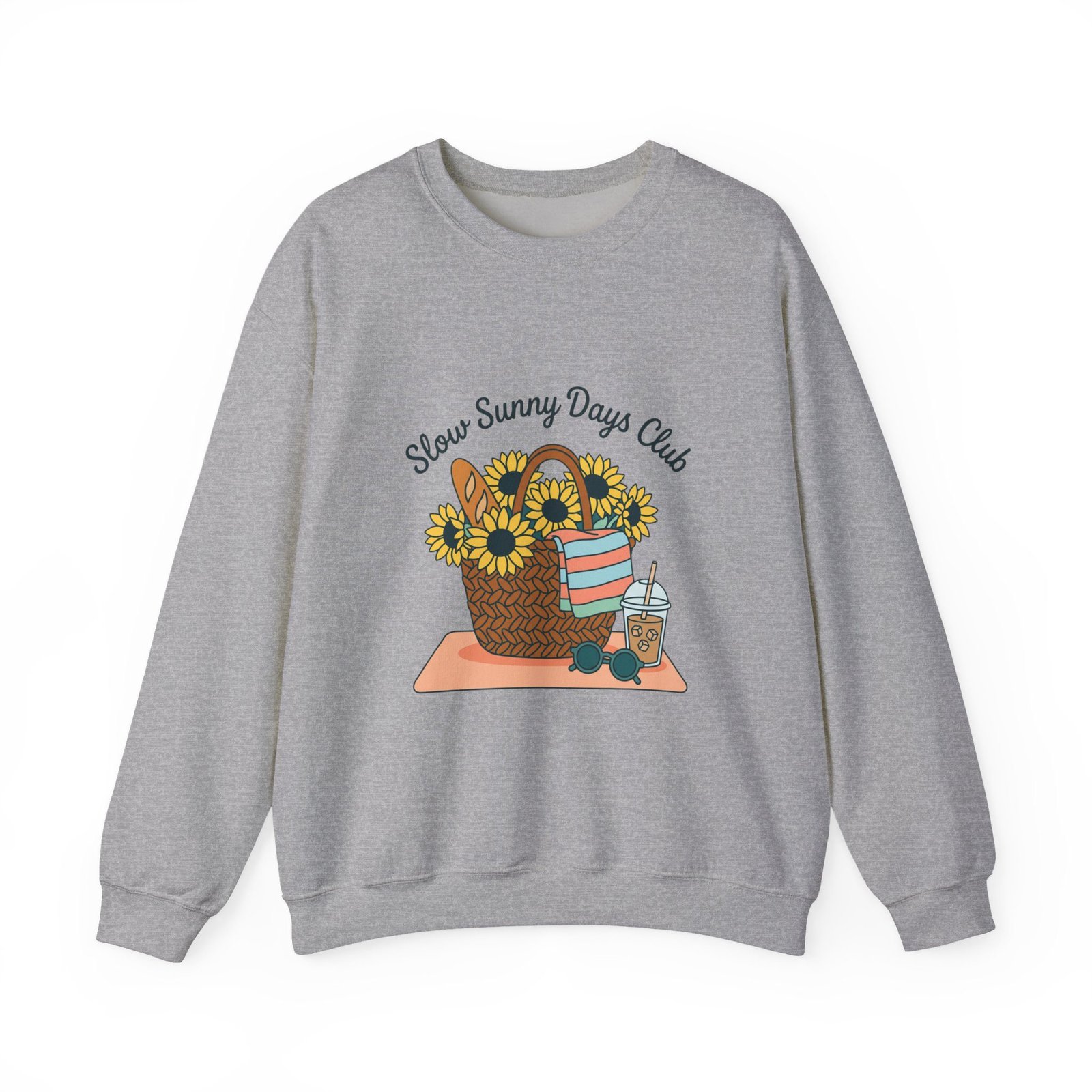 Slow Sunny Days Club Sweatshirt | summer aesthetic, pastel coastal vibes 25 Slow Sunny Days Club Sweatshirt | summer aesthetic, pastel coastal vibes - Image 13