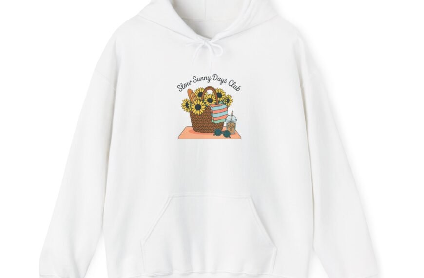 Sunflower Picnic Basket Hoodie | summer aesthetic, pastel coastal vibes
