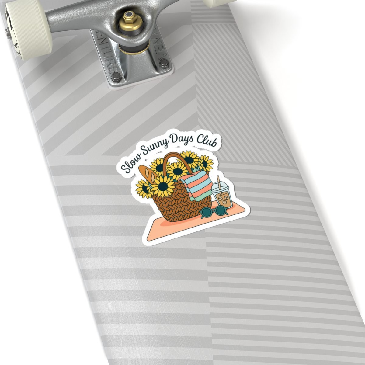 Slow Sunny Days Club Kiss-Cut Sticker | summer aesthetic, pastel coastal vibes 15 Slow Sunny Days Club Kiss-Cut Sticker | summer aesthetic, pastel coastal vibes - Image 8