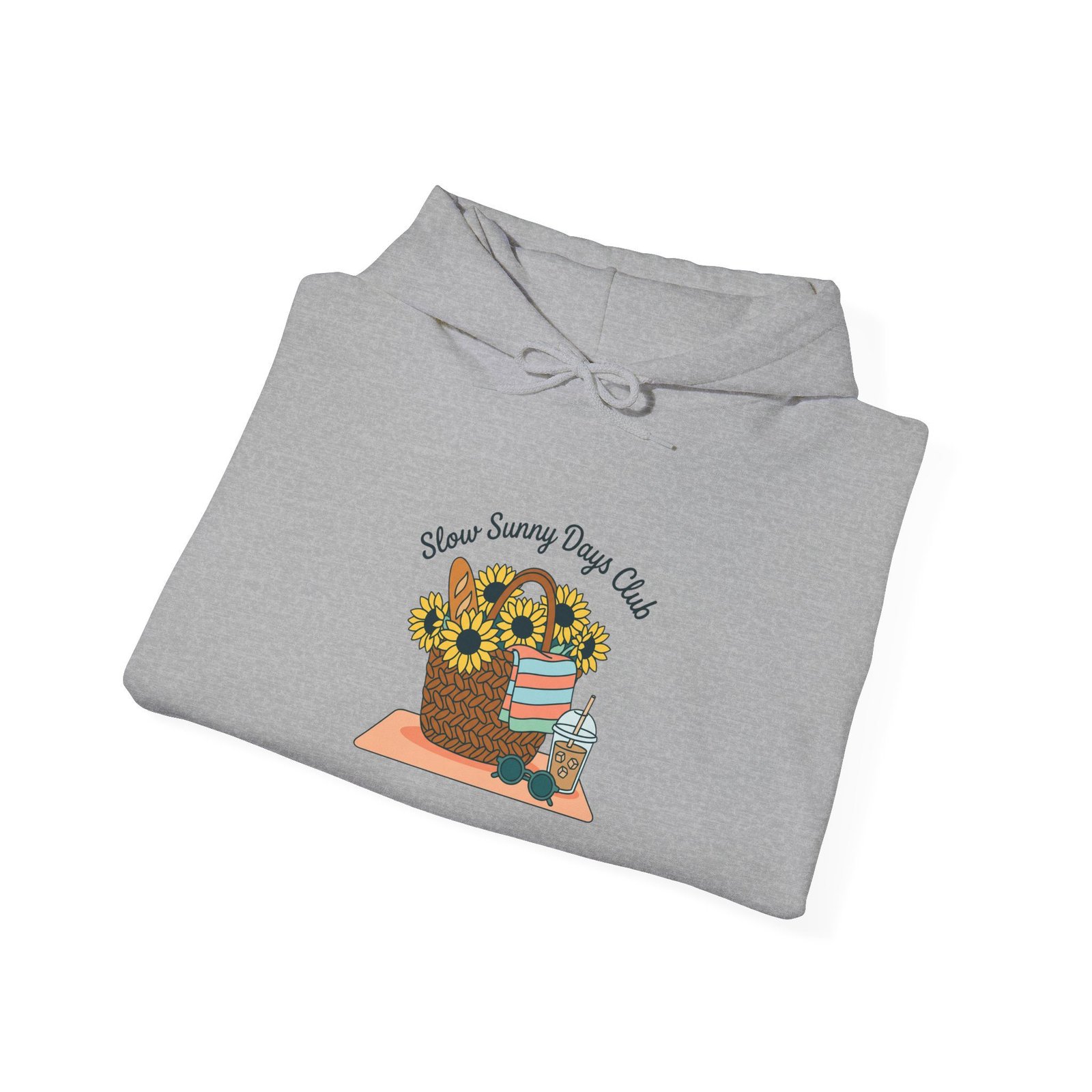 Sunflower Picnic Basket Hoodie | summer aesthetic, pastel coastal vibes 31 Sunflower Picnic Basket Hoodie | summer aesthetic, pastel coastal vibes - Image 16