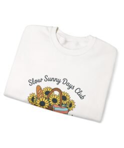 Slow Sunny Days Club Sweatshirt | summer aesthetic, pastel coastal vibes 42 4788710933920081175 2048