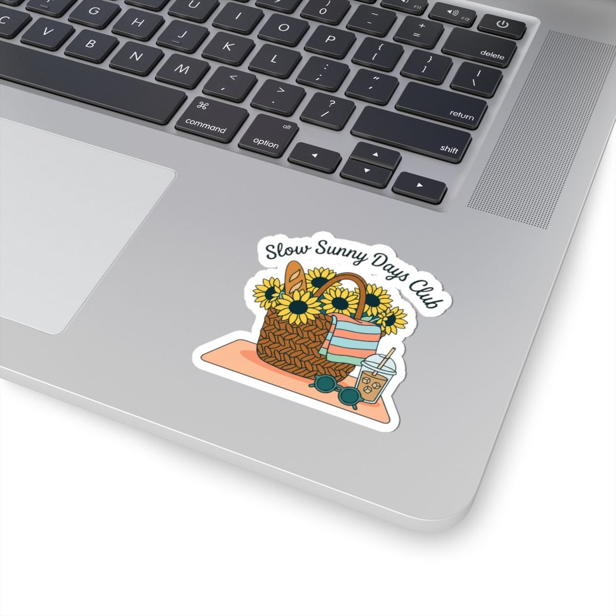 Slow Sunny Days Club Kiss-Cut Sticker | summer aesthetic, pastel coastal vibes 9 Slow Sunny Days Club Kiss-Cut Sticker | summer aesthetic, pastel coastal vibes - Image 5