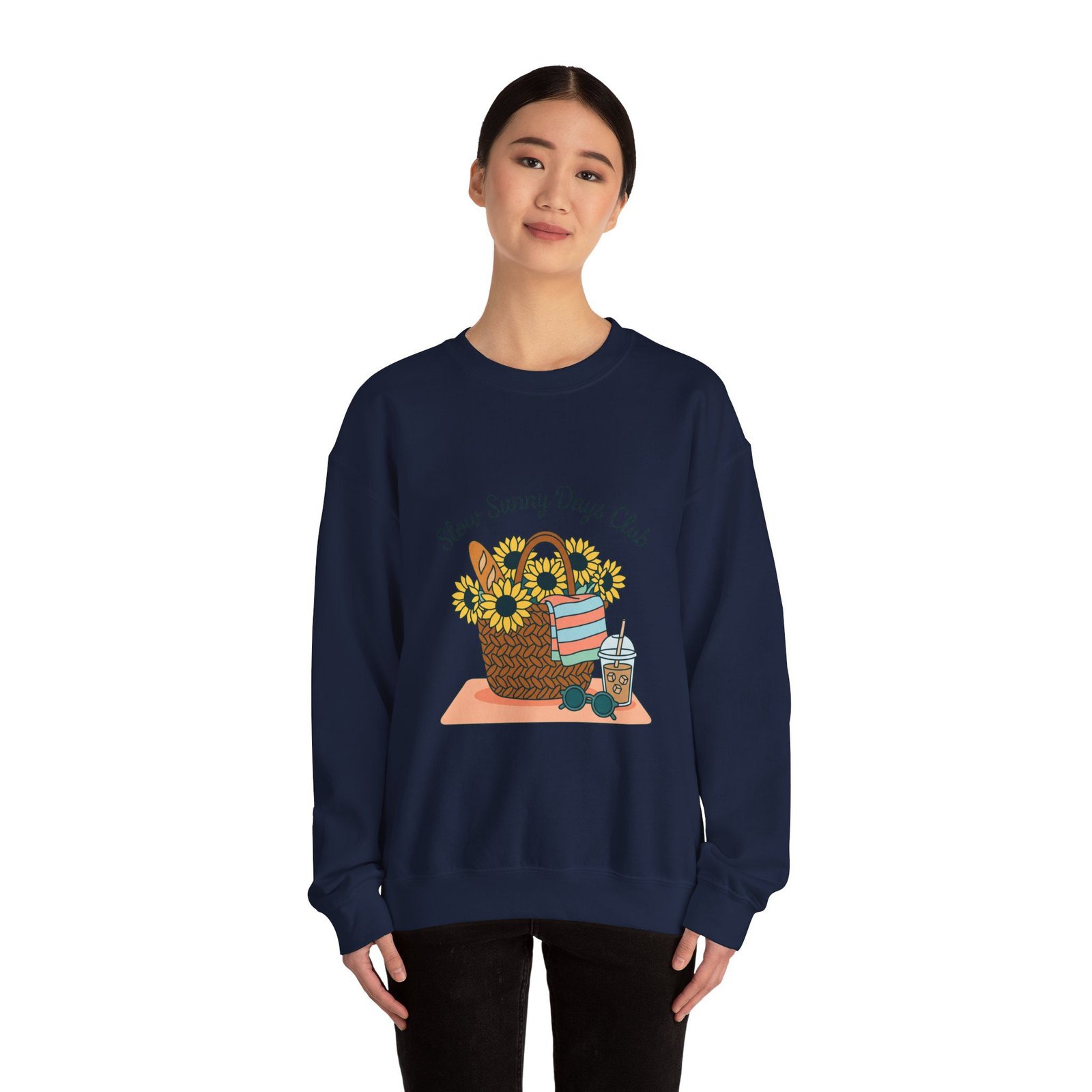 Slow Sunny Days Club Sweatshirt | summer aesthetic, pastel coastal vibes 39 Slow Sunny Days Club Sweatshirt | summer aesthetic, pastel coastal vibes - Image 20