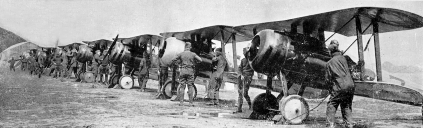 Nieuport 28s of the 95th